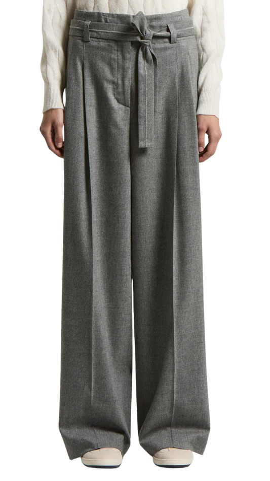 Wool & Cashmere Flannel Trousers