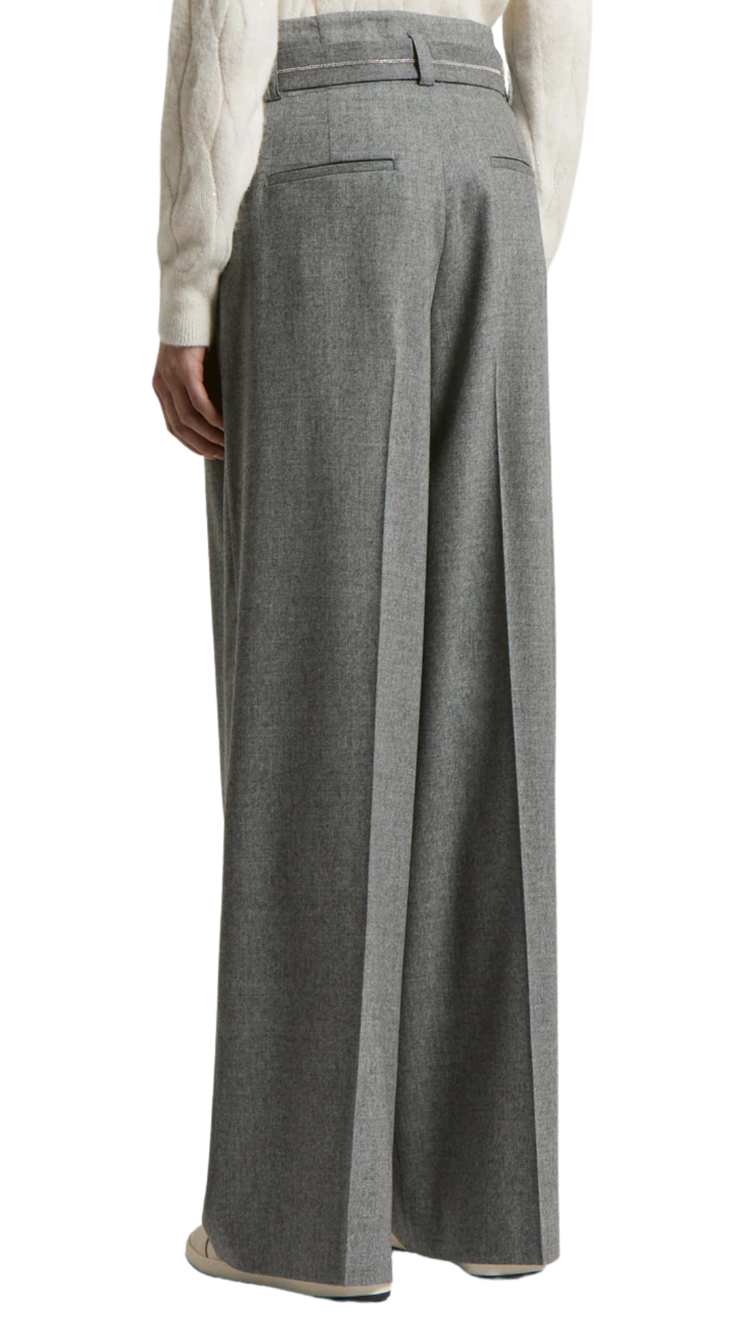 Wool & Cashmere Flannel Trousers