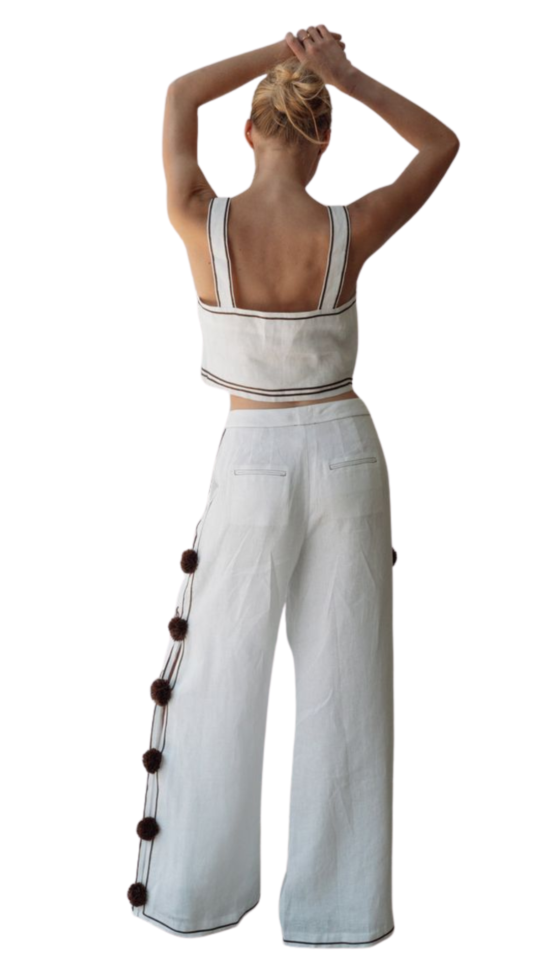 Embellished Pom Pom Pant