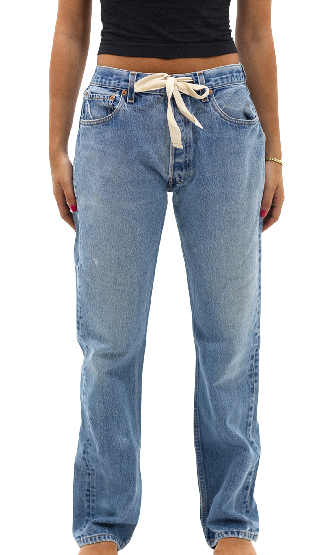 Baggy Drawstring Jean