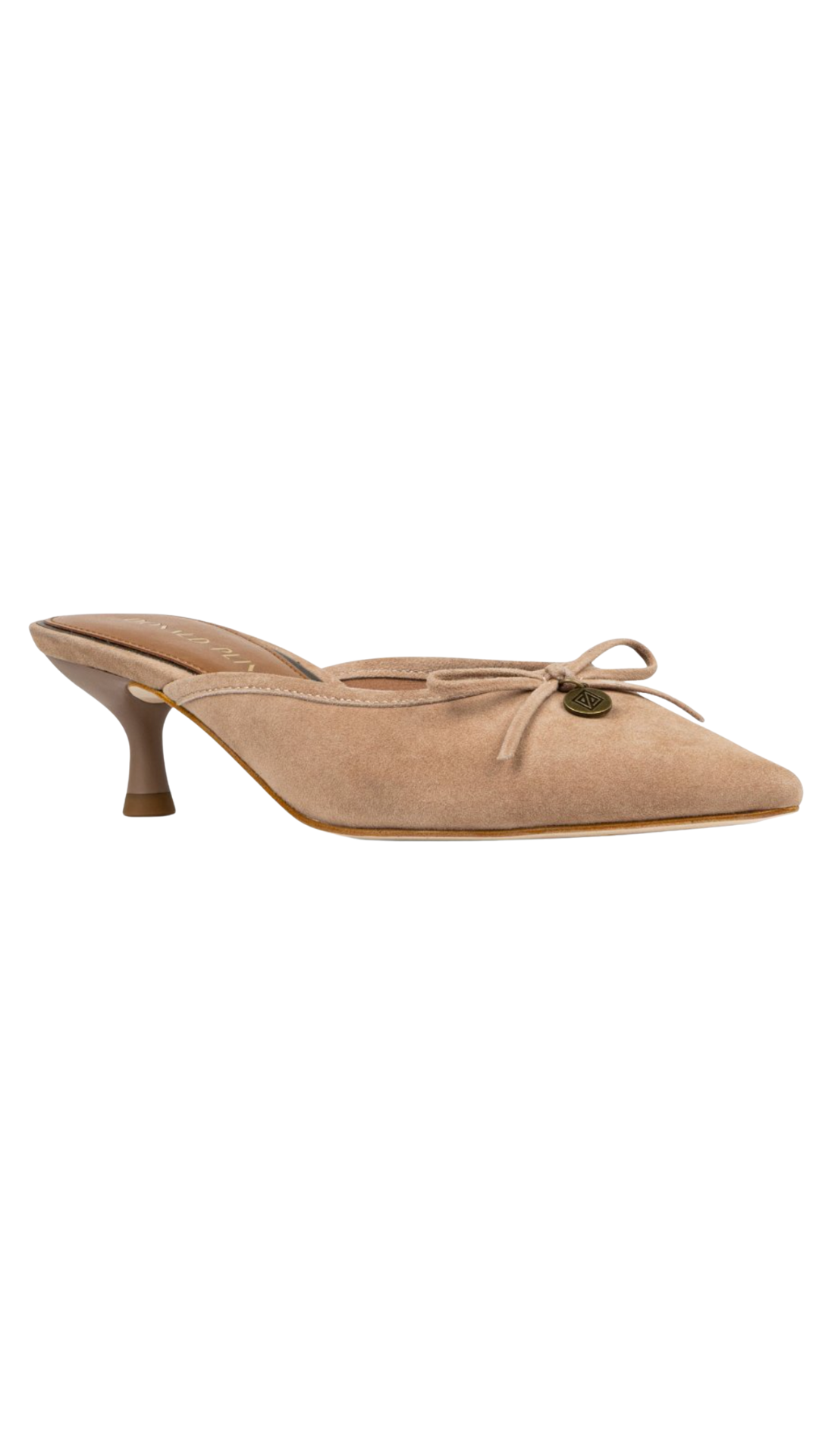 Soel Tobacco Mid Heel Mule