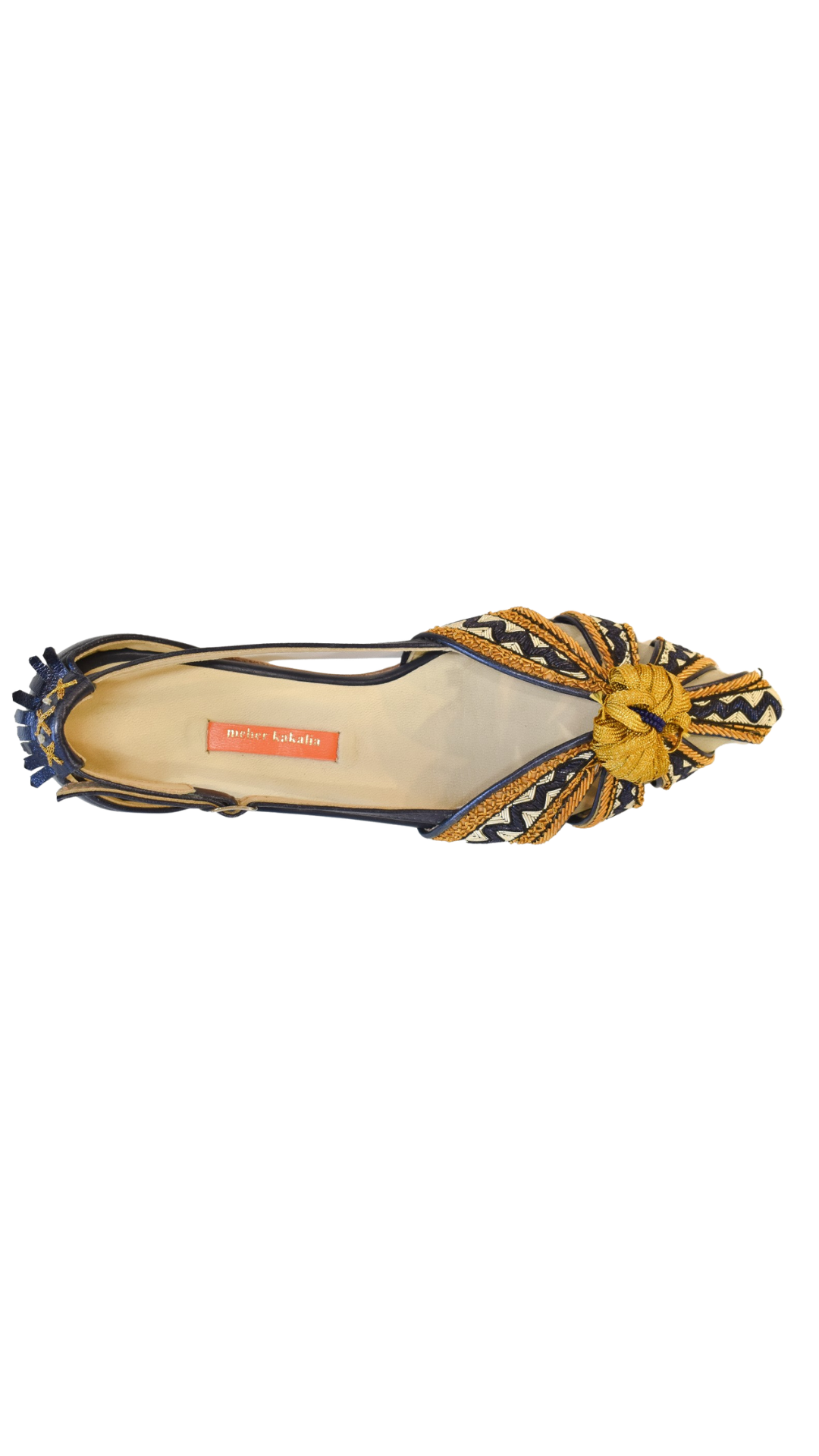 Sonic Sapphire Saffron Queen Doris Slingback