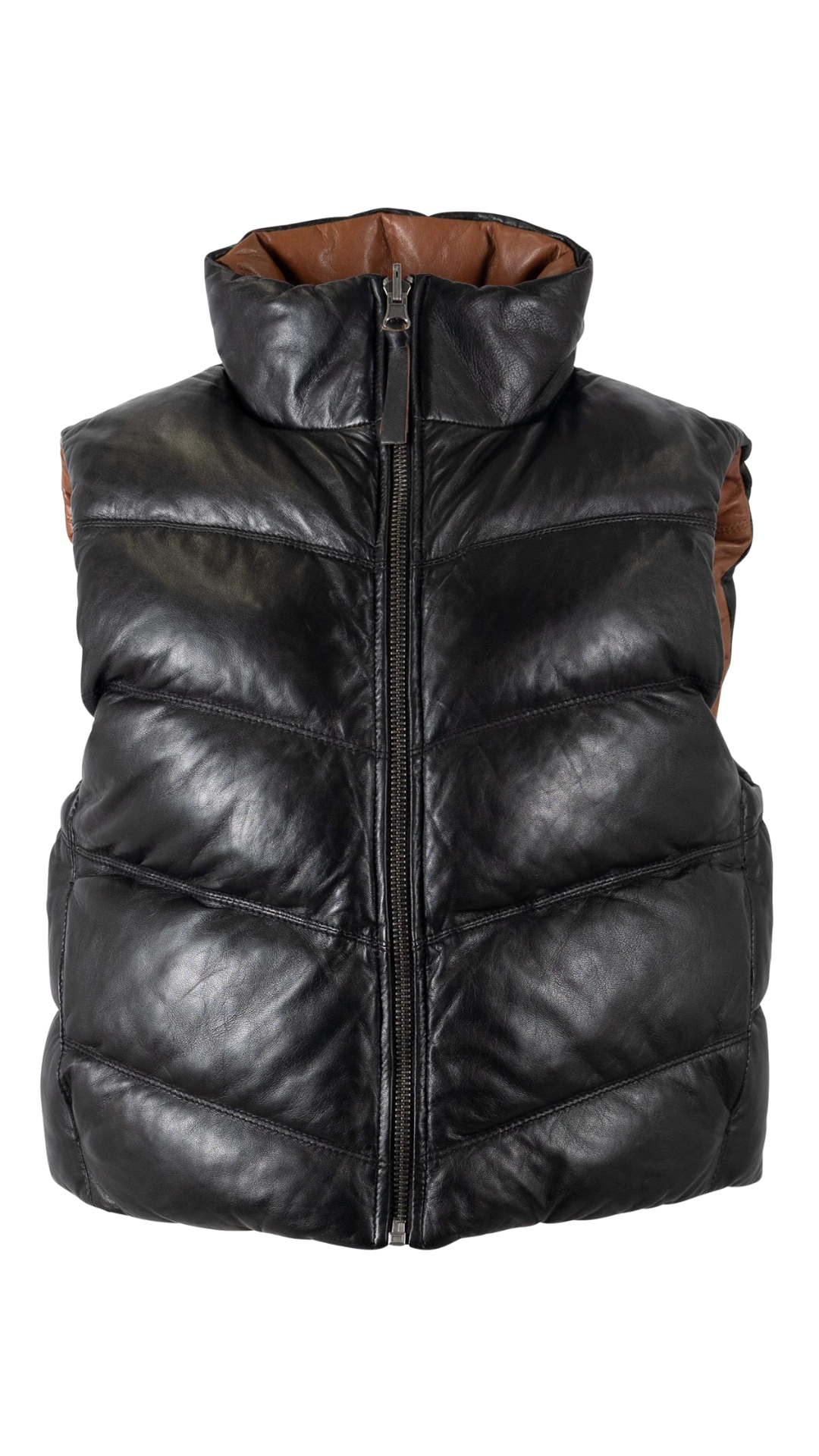 Ellen Reversible Leather Vest