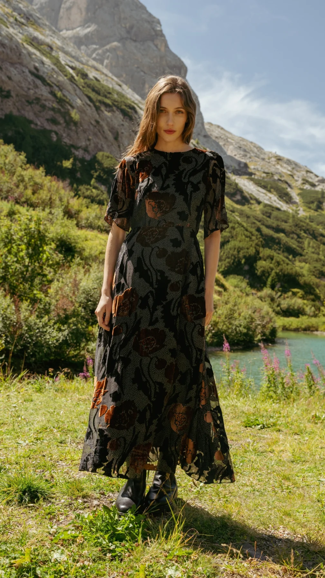 Burnout Millie Dress