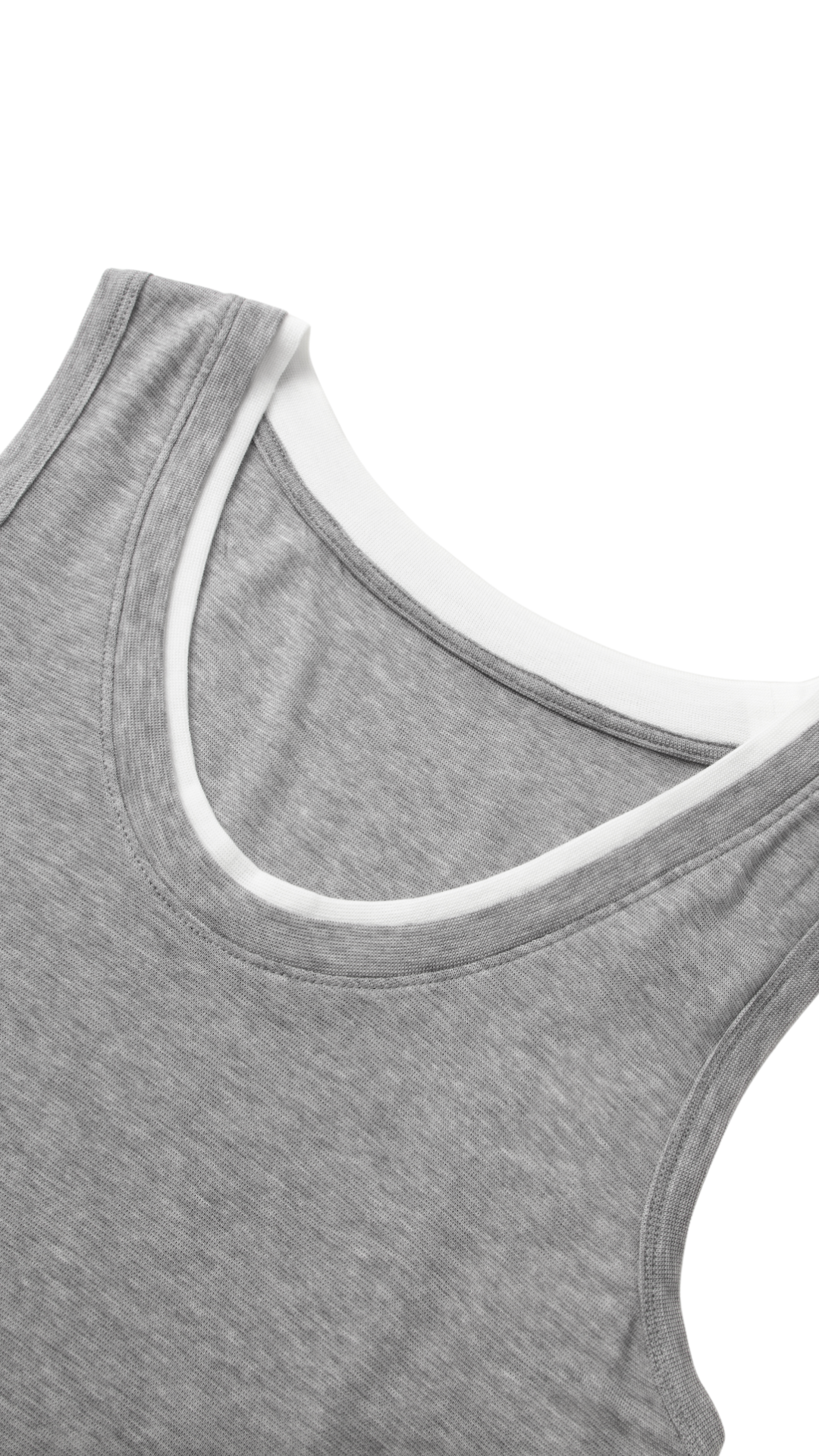 Light Gray Layered Tank