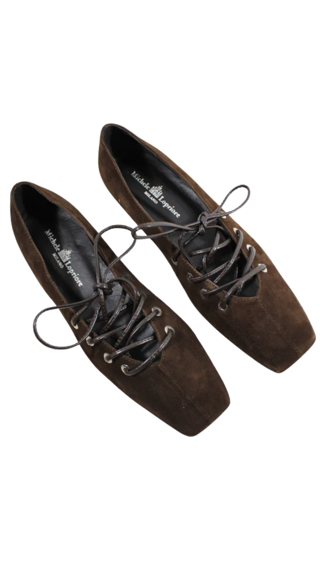 Roxy Brown Suede Flats