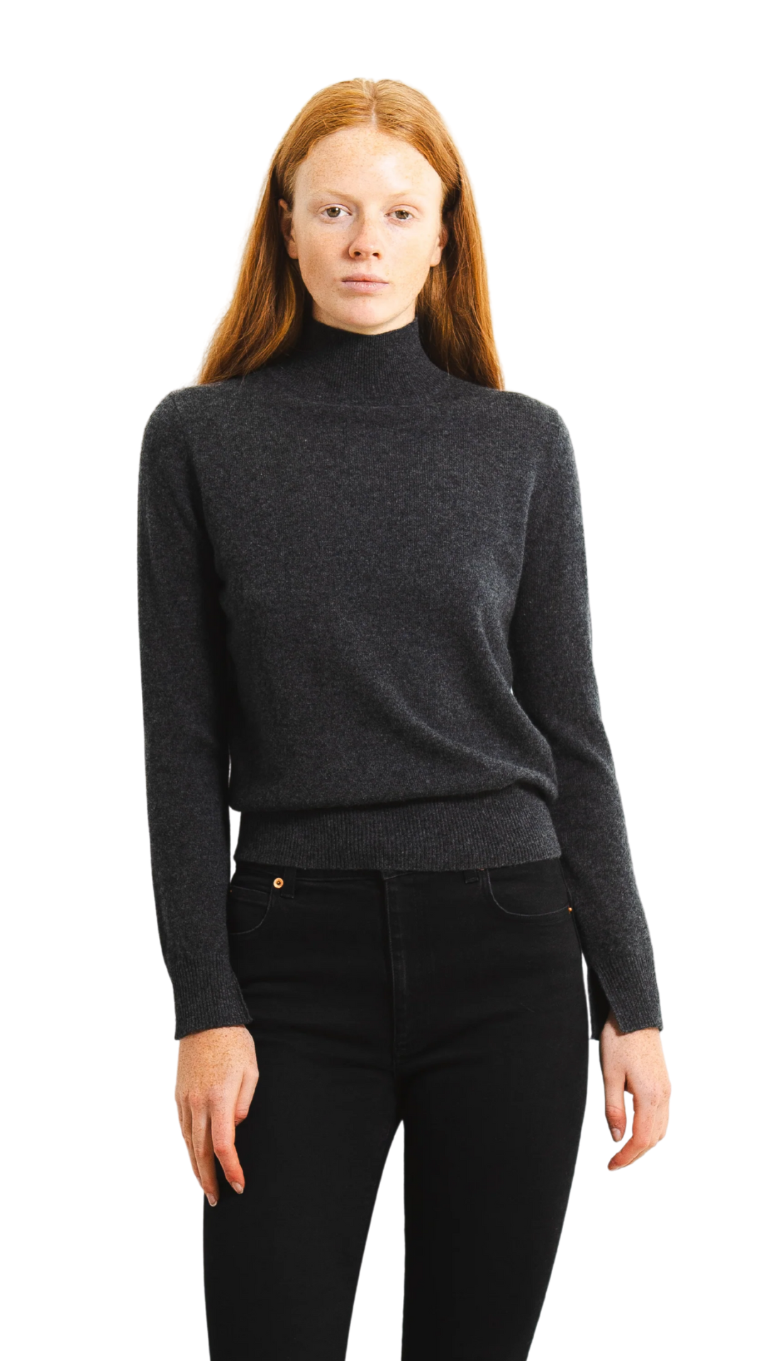 Graphite Turtleneck Sweater