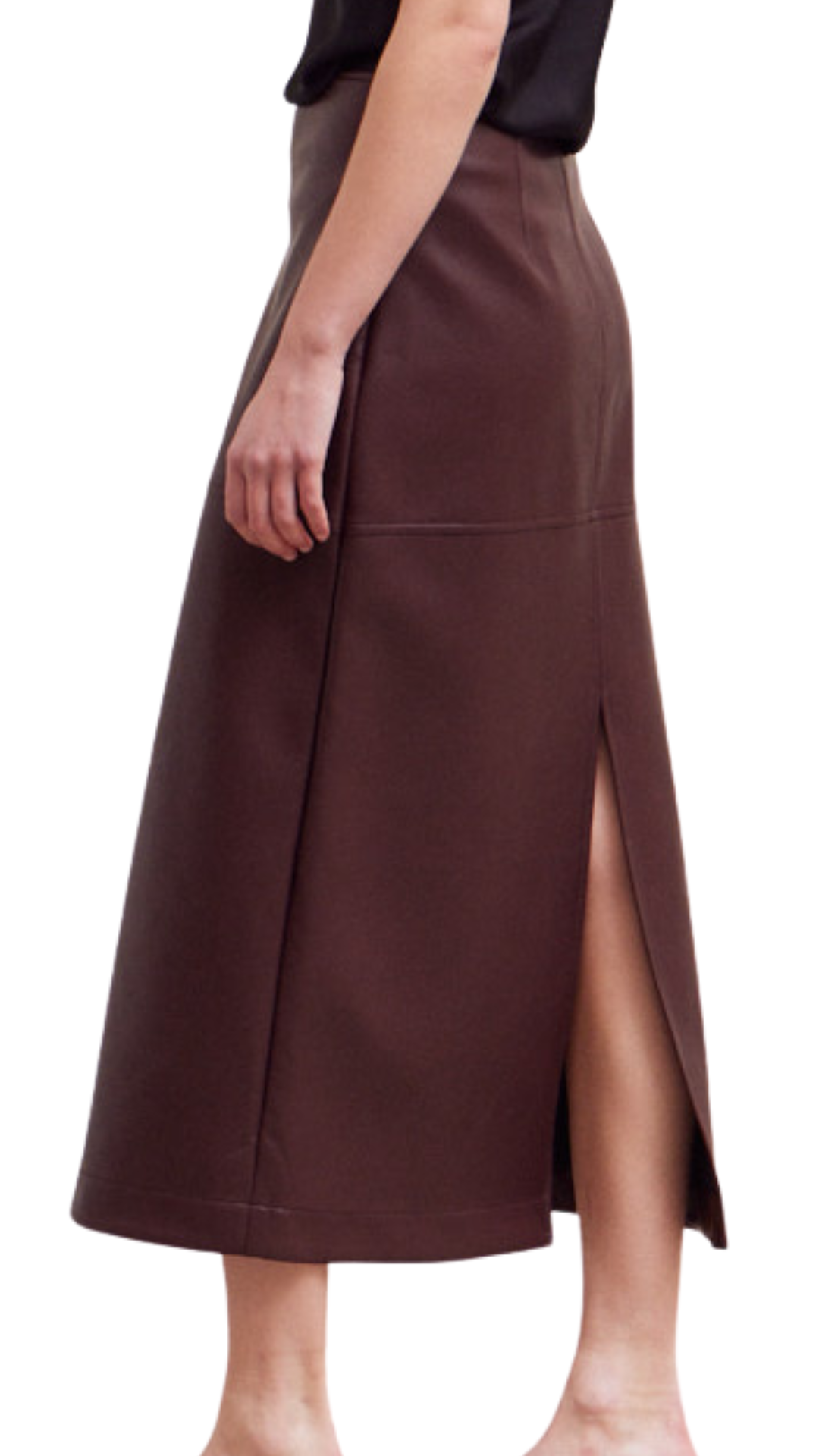 Vegan Leather Pencil Skirt
