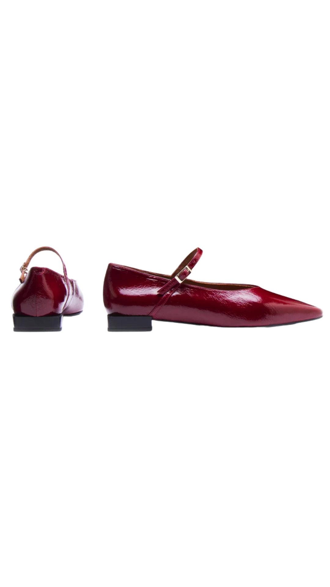 Ivette Patent Ruby Mary Janes