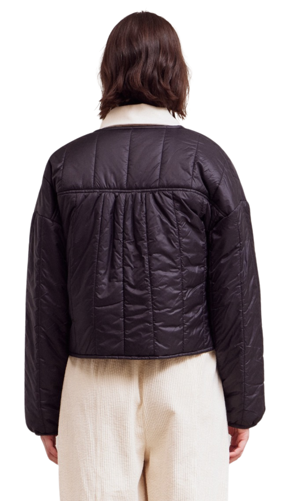 Front Tie Quilting Jacket