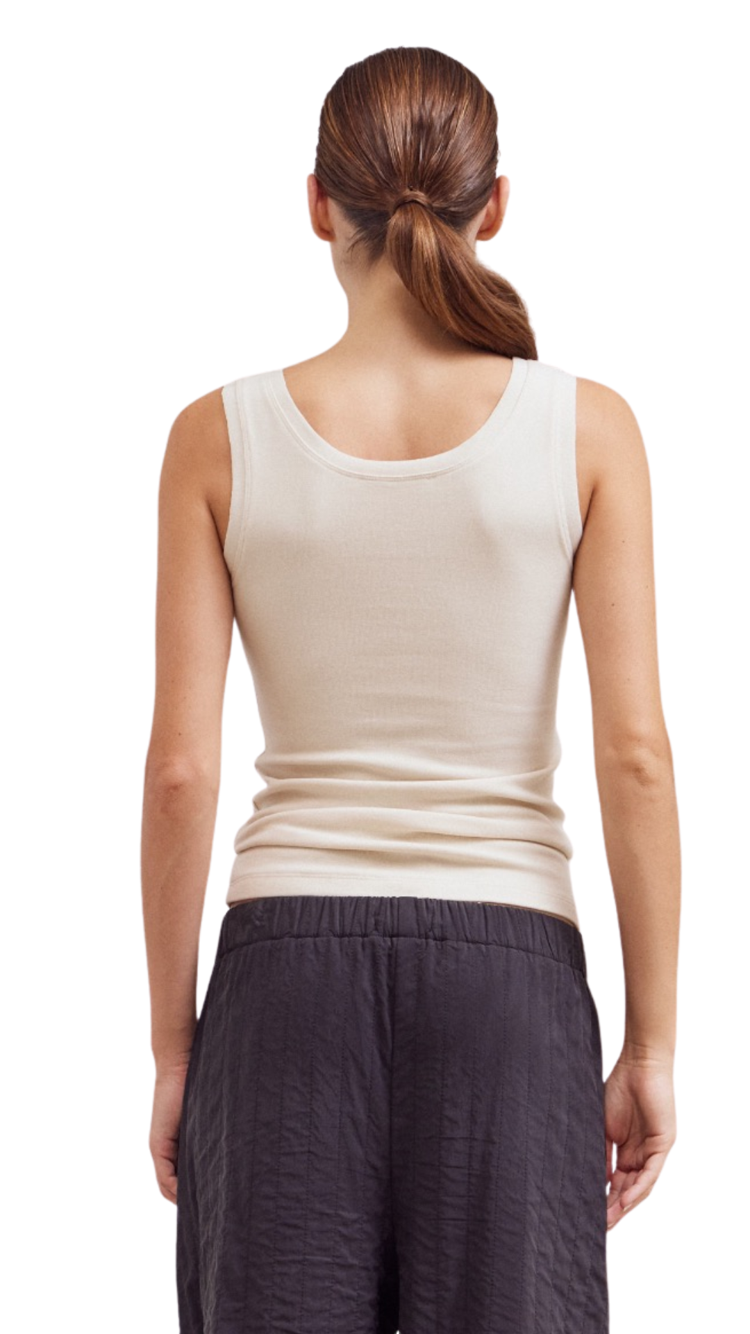 Butter Flocked Tank Top