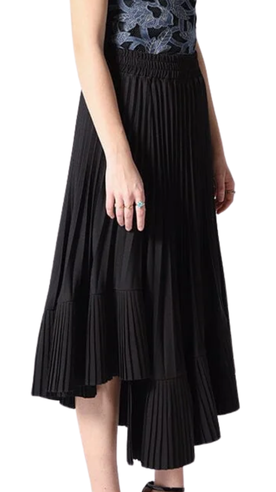 Pleats Flare Skirt