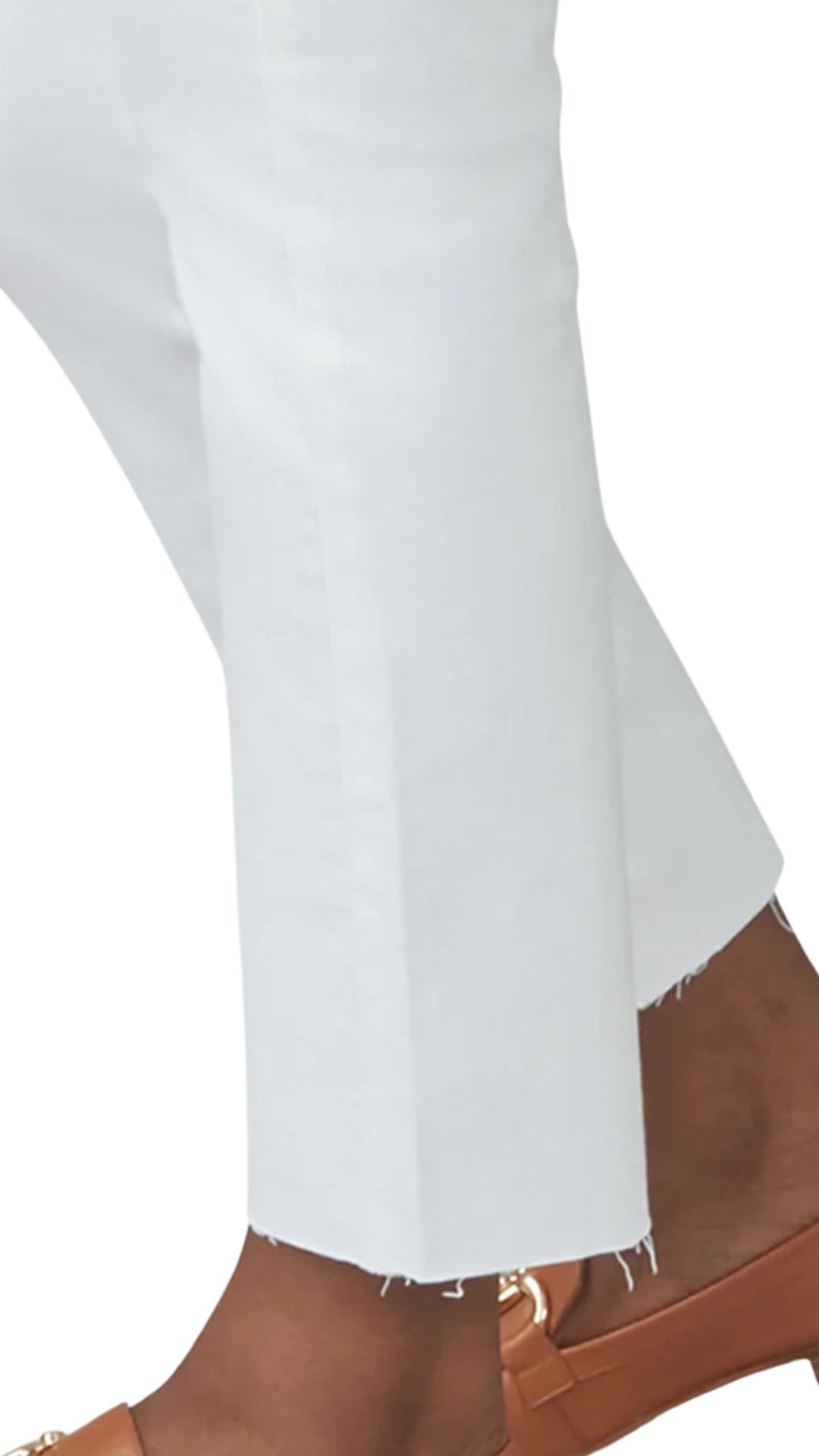Denver White High Rise Straight Jeans