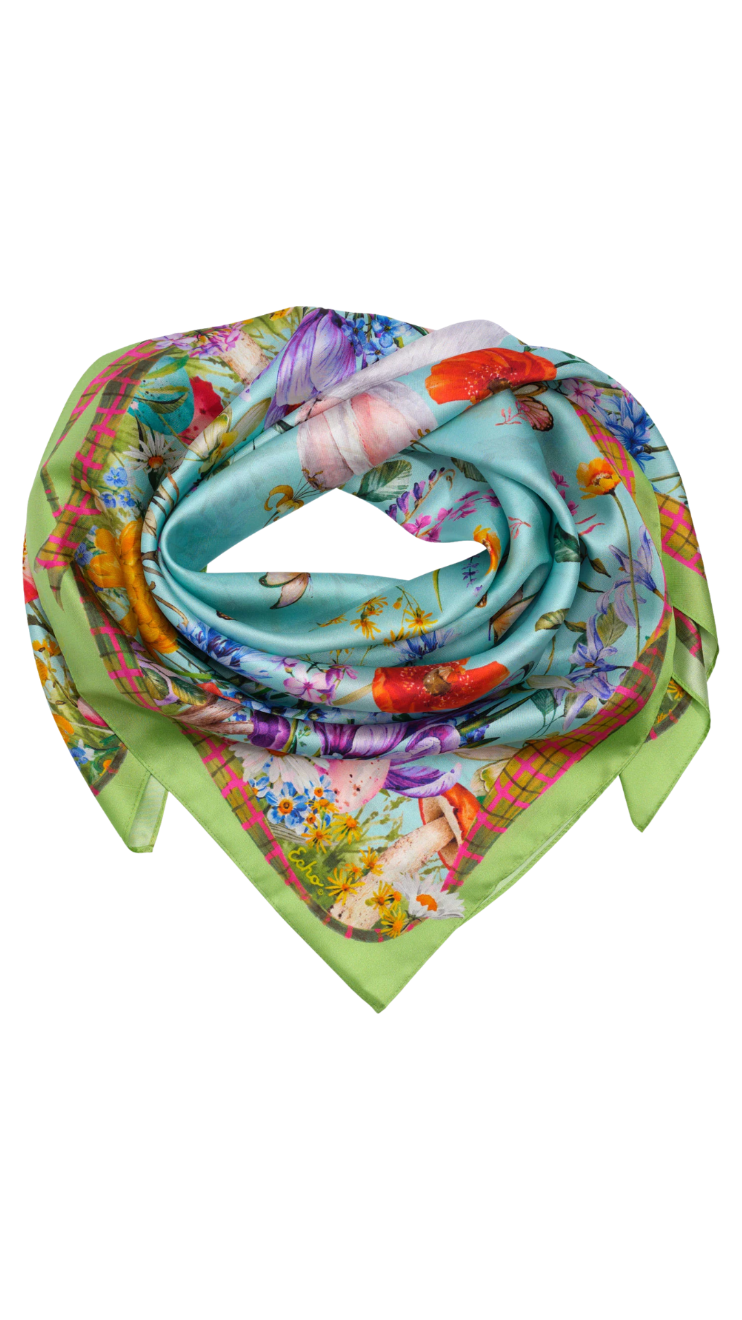 Spring Bounty Square Scarf
