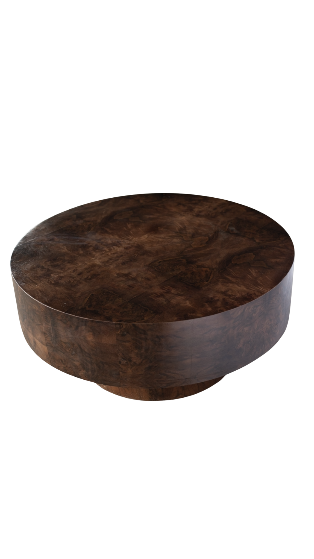 Round Burl Coffee Table - D8