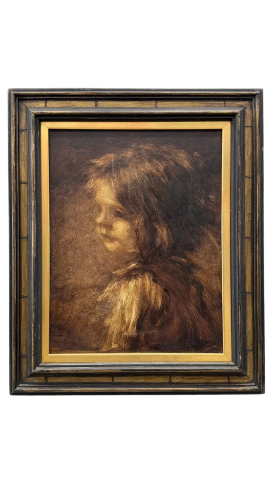 Alfred Sussi | Semi Abstract Child Portrait