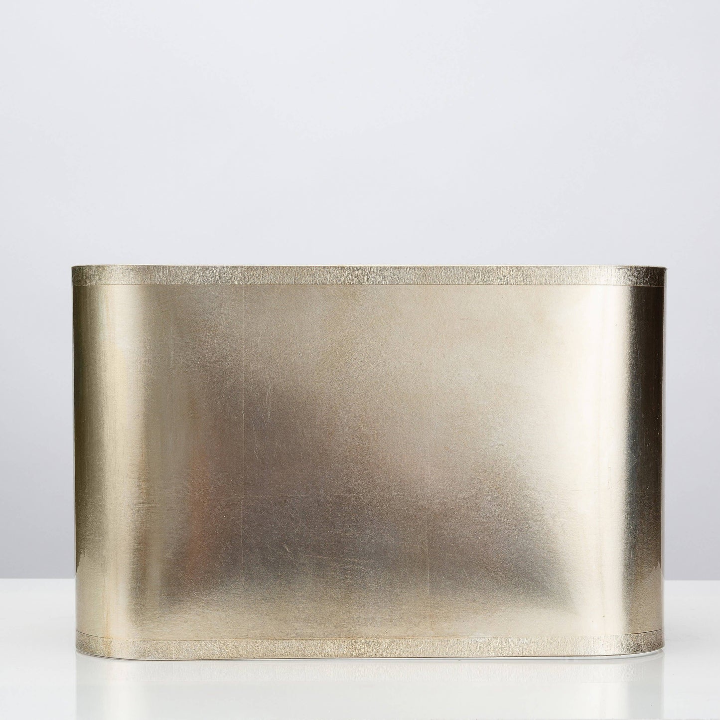 Rectangular Antique Silver Foil Lamp Shade
