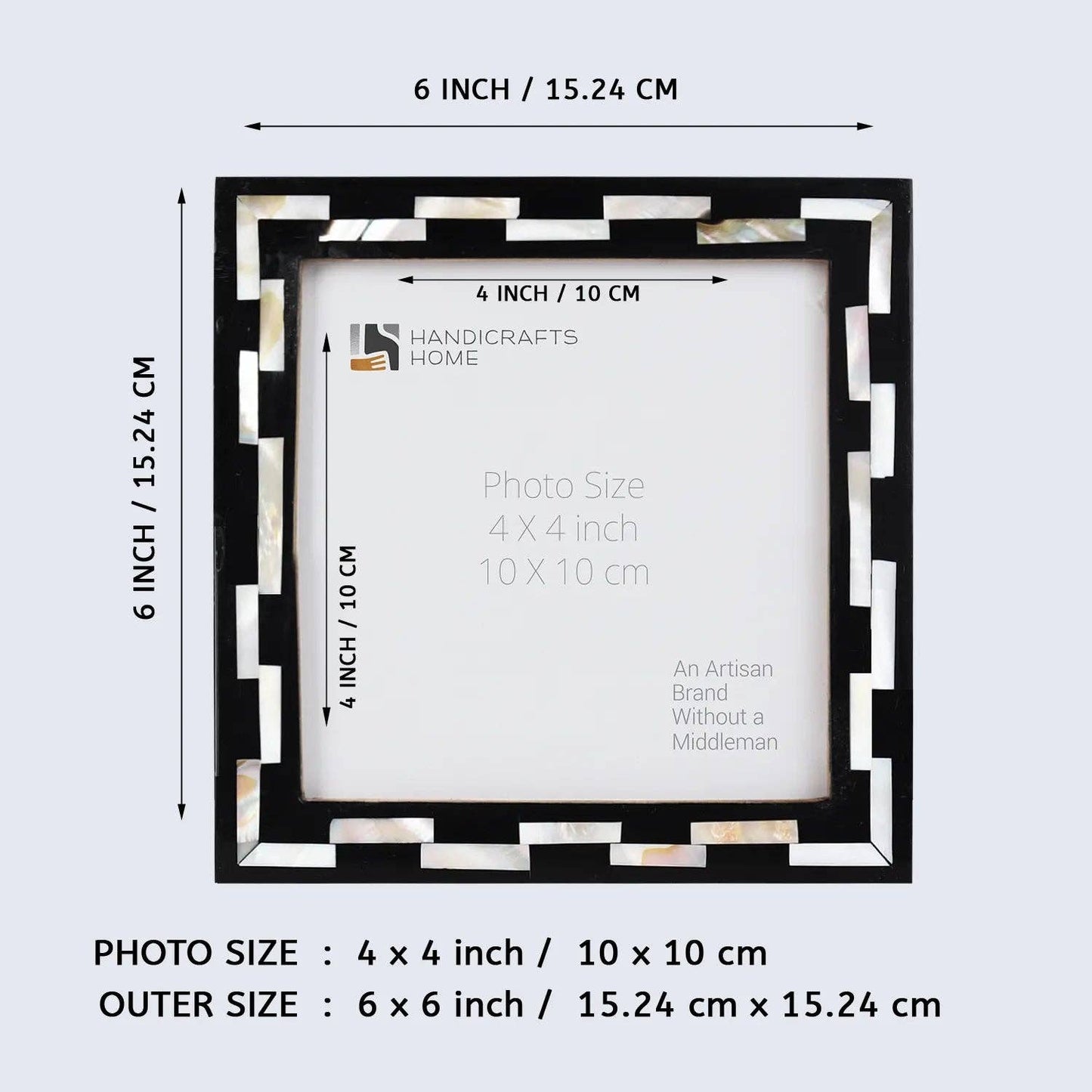 Picture Frames Pearlescent Tiptoe 4x4 - Make to Order