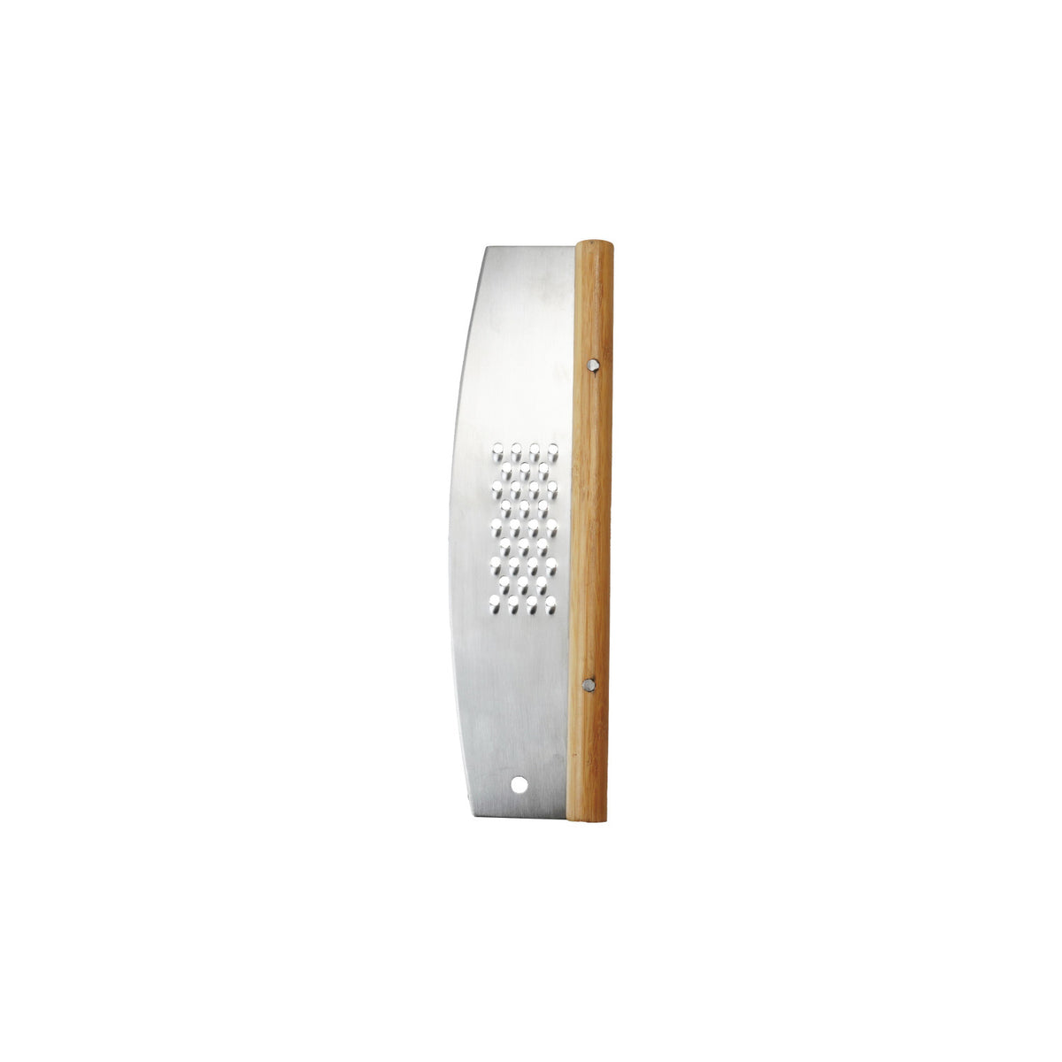 DG1341 Stainless Steel & Rubberwood Pizza Cutter w/Grater