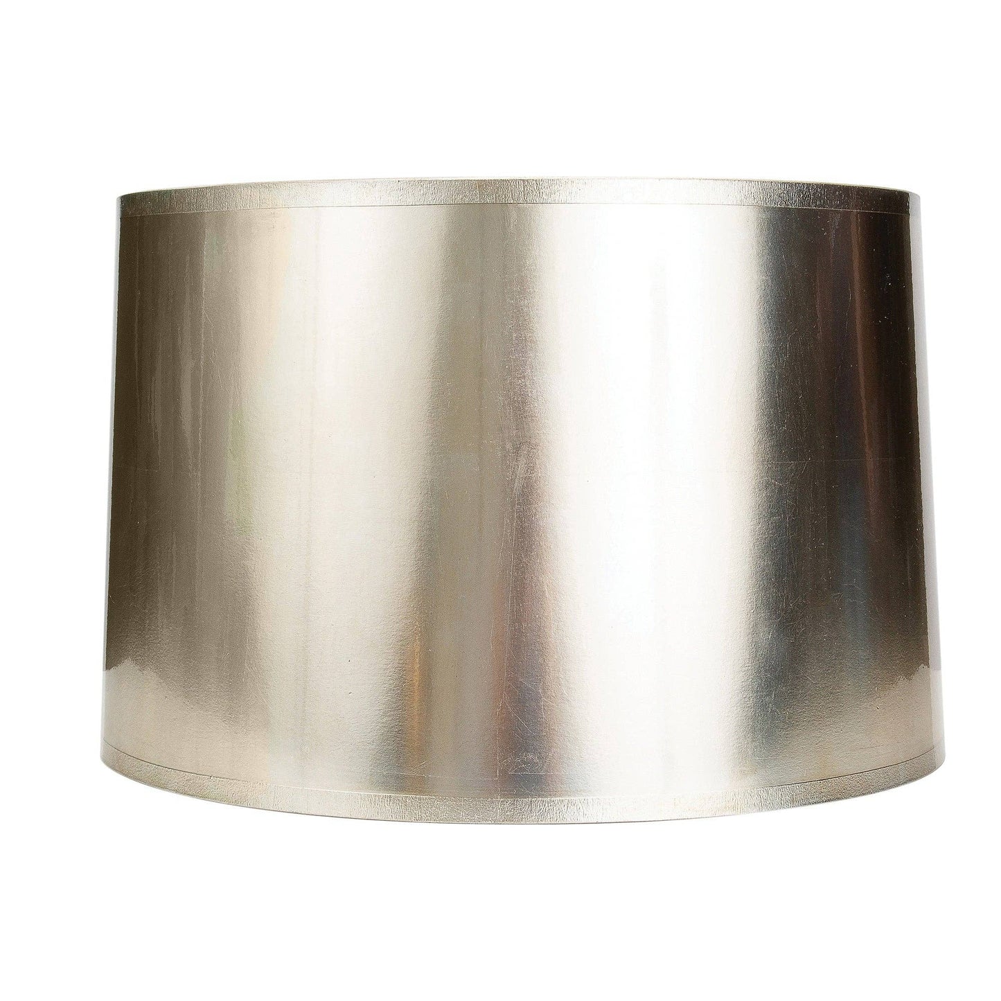 Round Tapered Antique Silver Foil Lamp Shade