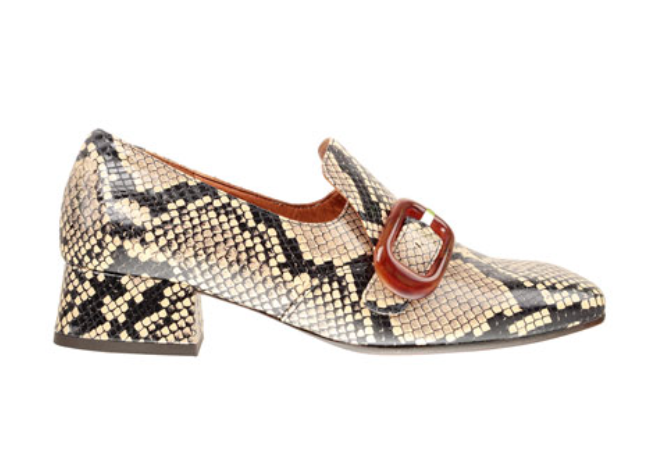 Chie Mihara Zazi Snakeskin Loafer Out of Hand