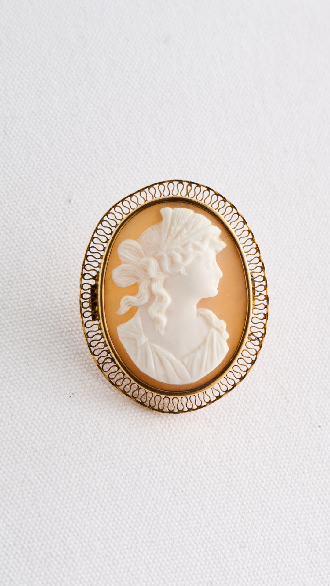Vintage Cameo Pin