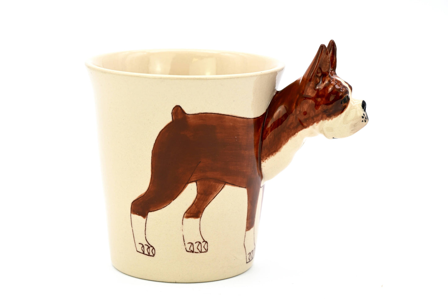 Brown Boxer Mug 10 oz