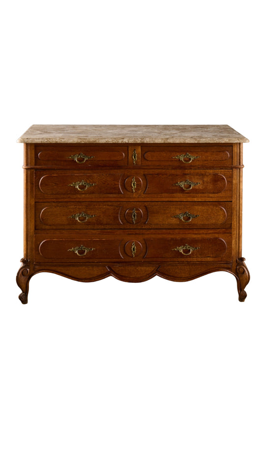 L549 Marble Top Dresser