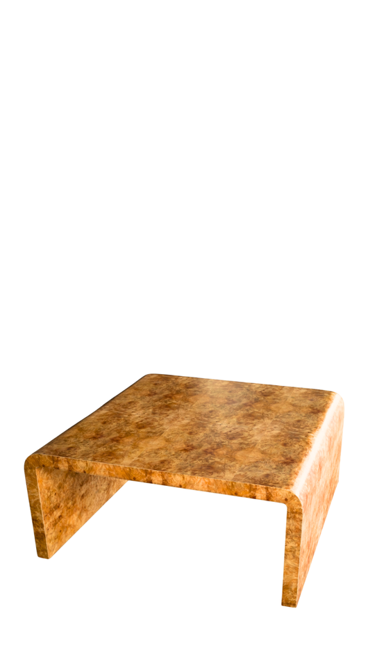 Burl Coffee Table - D7 Light Wood