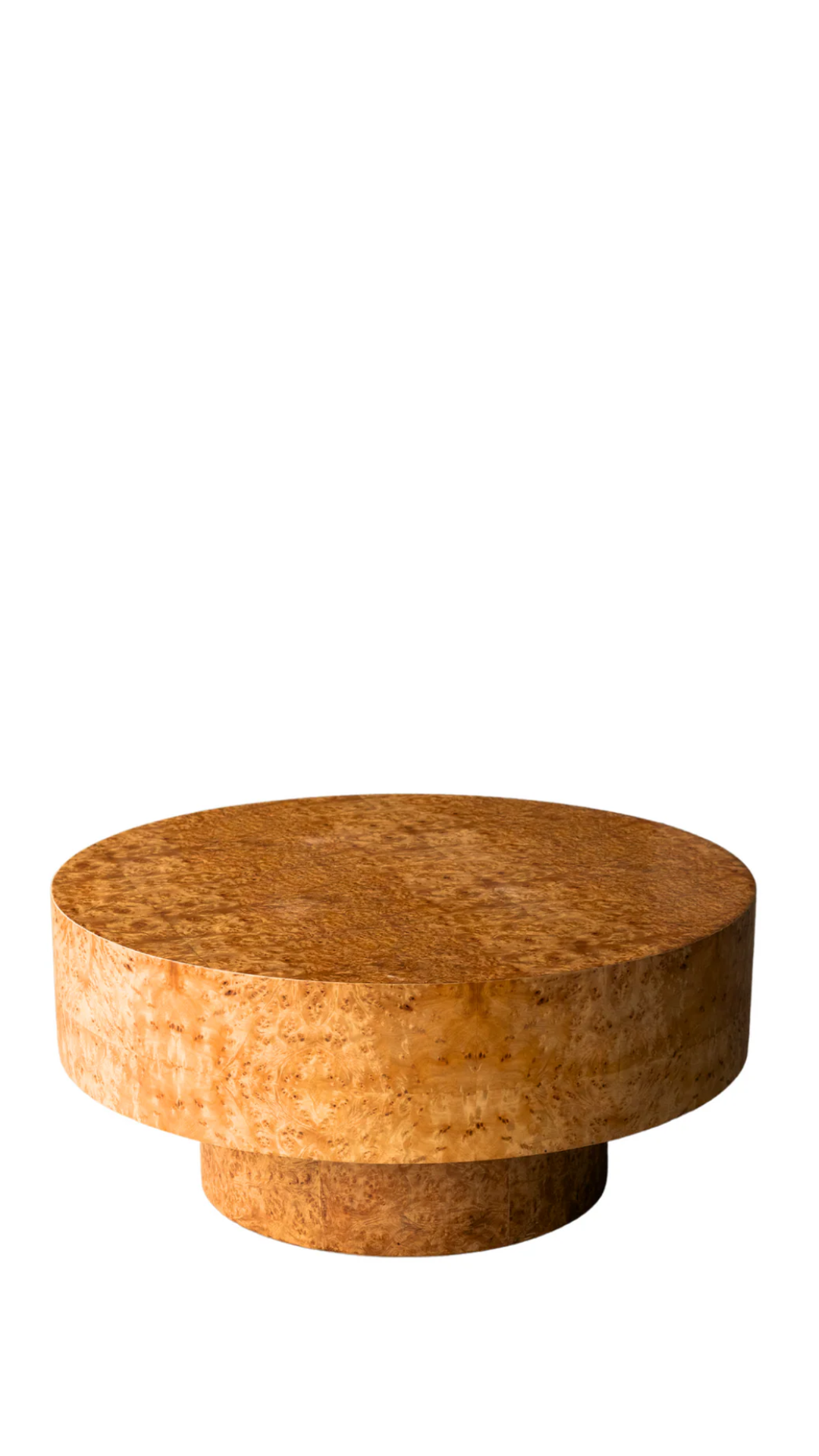 Round Burl Coffee Table - D8