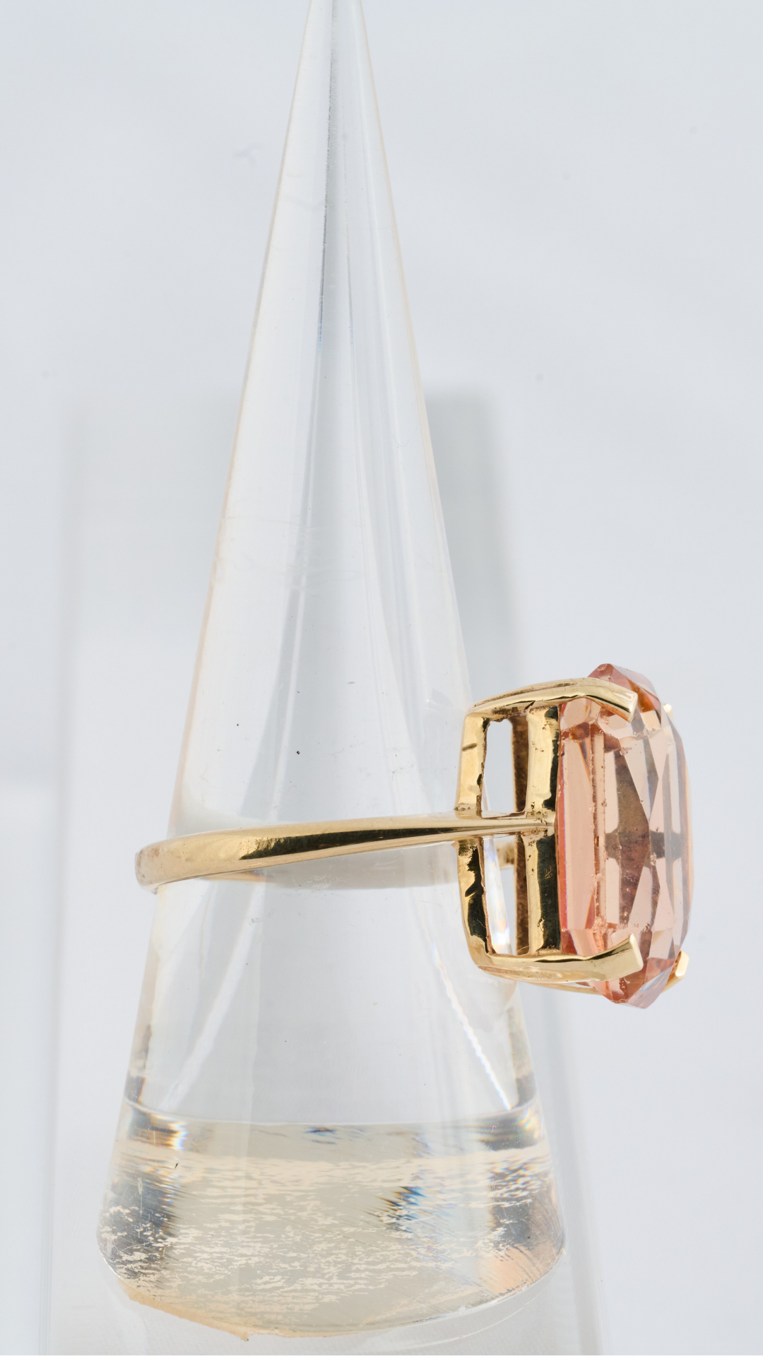 Pink Topaz Dress Ring