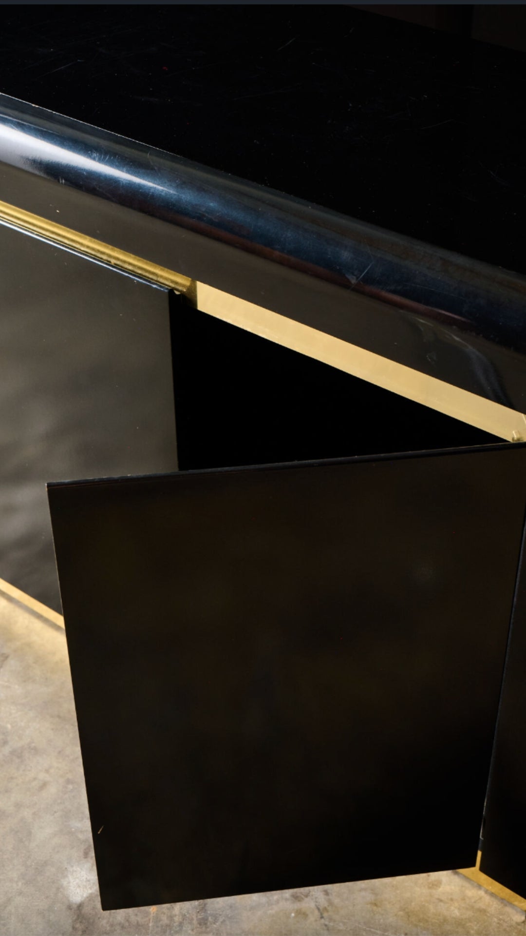 Antique Black Sideboard