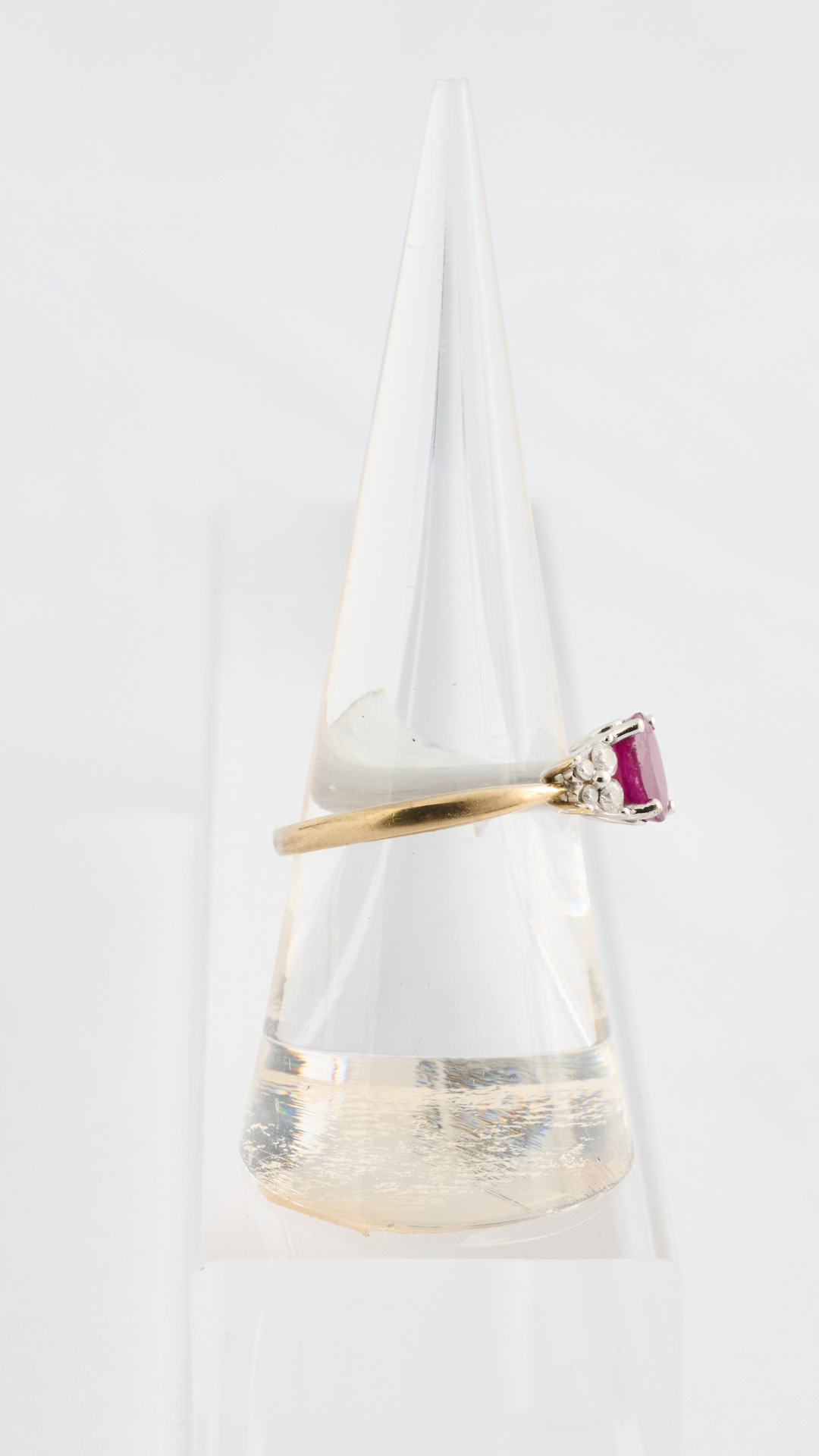 Ruby & Diamond Ring, 9ct.