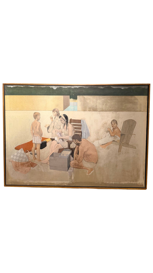Beach Picnic Painting | Larry Day