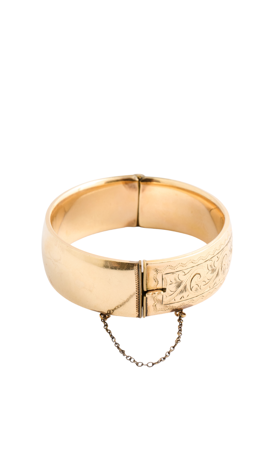 9ct Gold Vintage Cuff