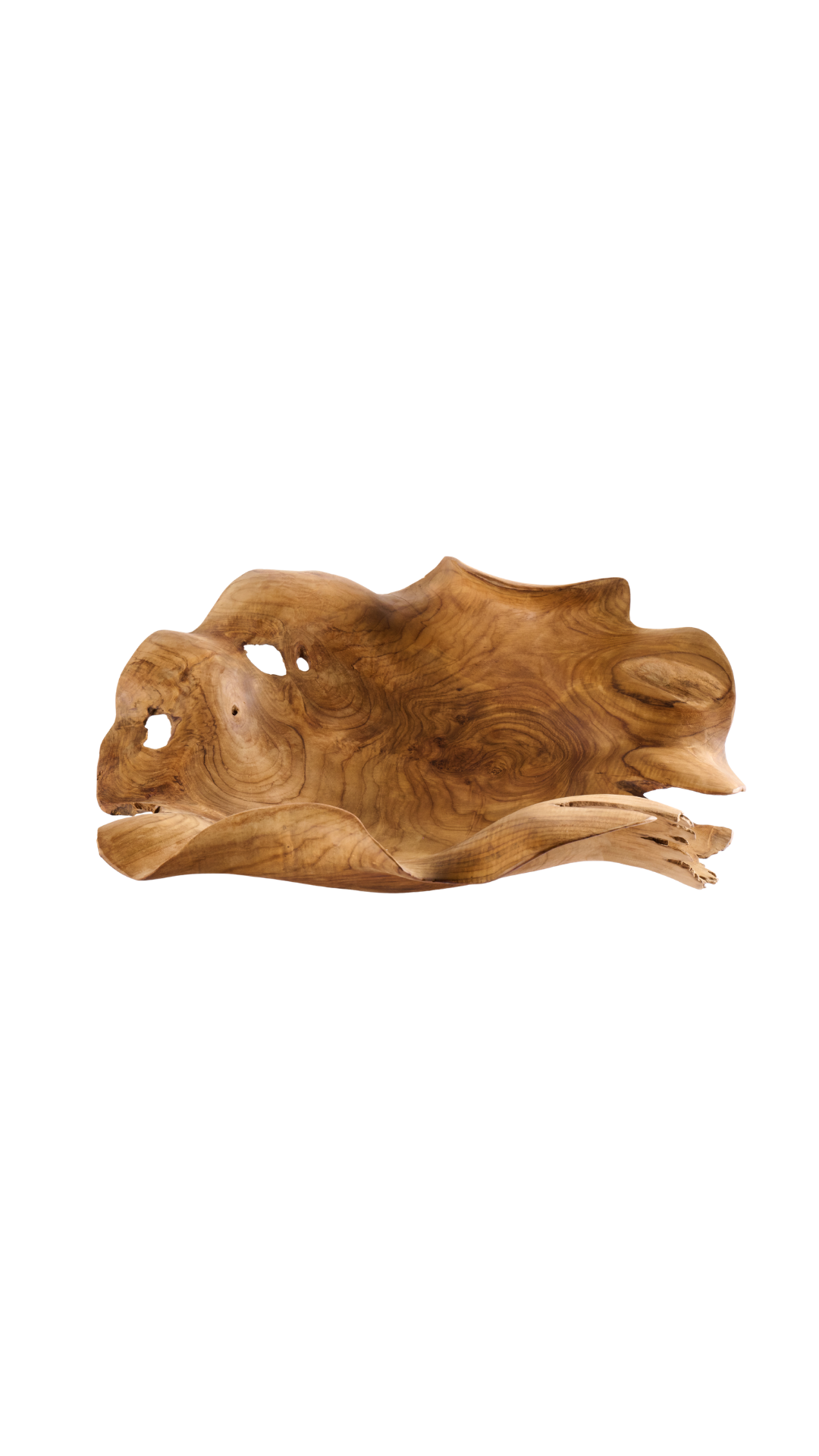 Burl Wooden Bowl S/2