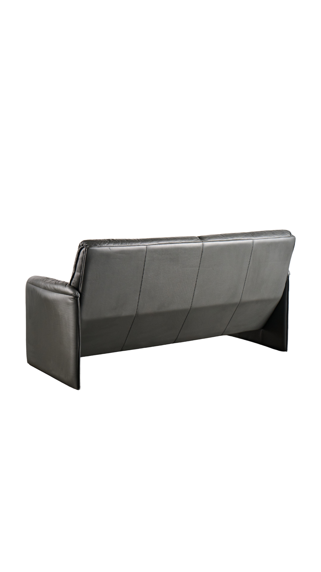 D8407 Leo Lux Gray Leather Sofa