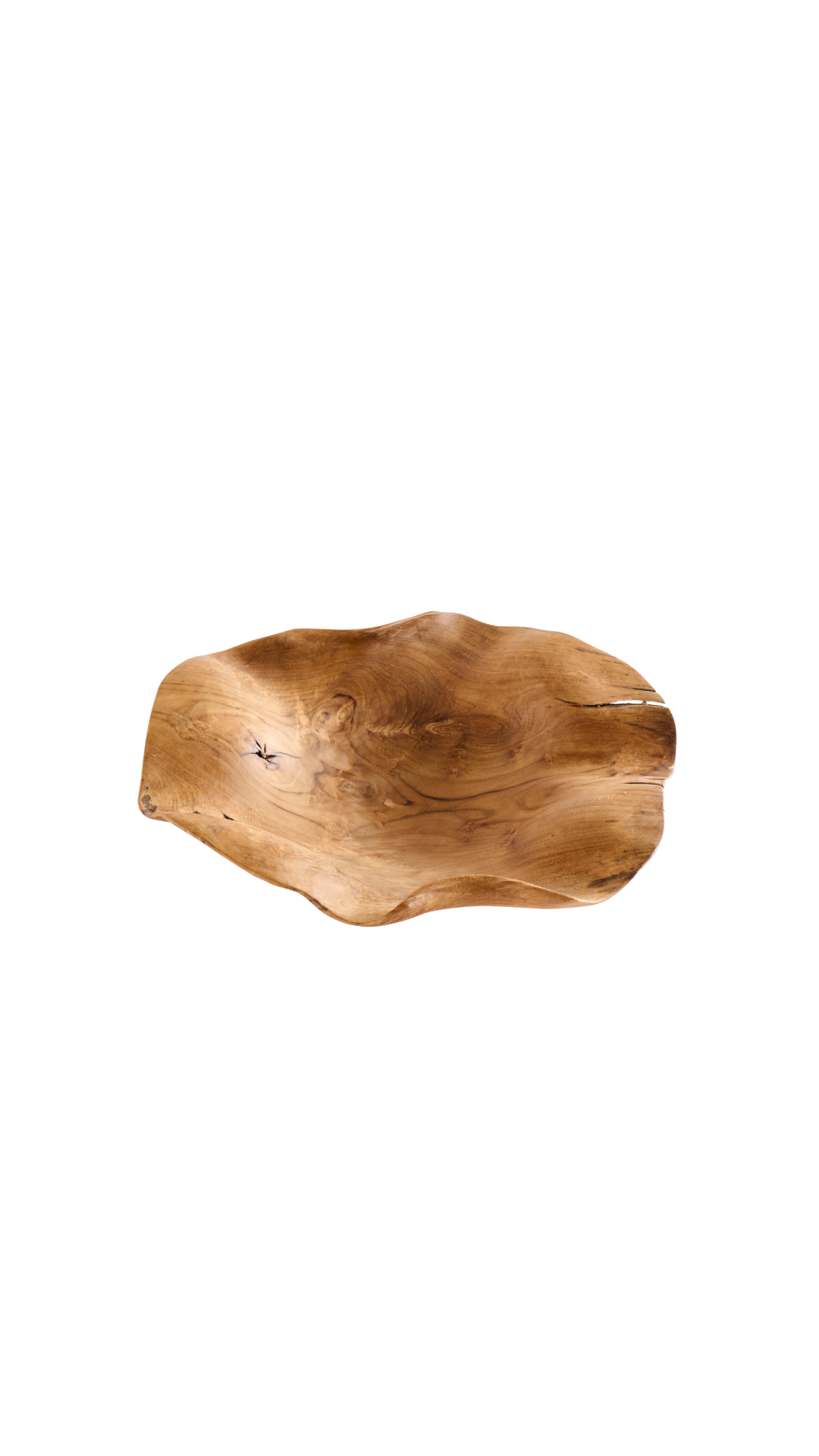 Burl Wooden Bowl S/2