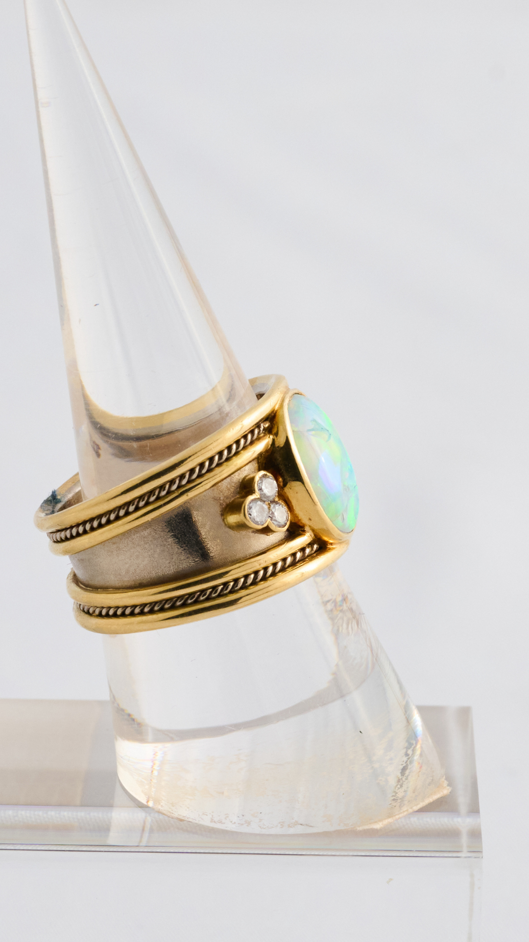 832 Opal Band Ring