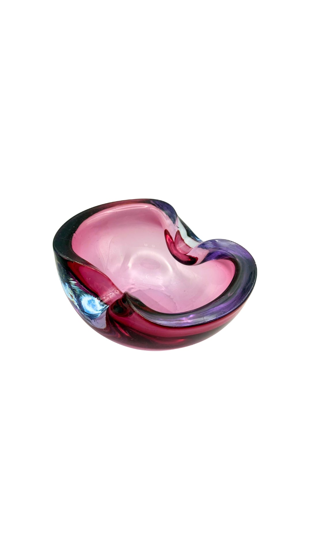 Murano Glass - Small Pink Ashtray