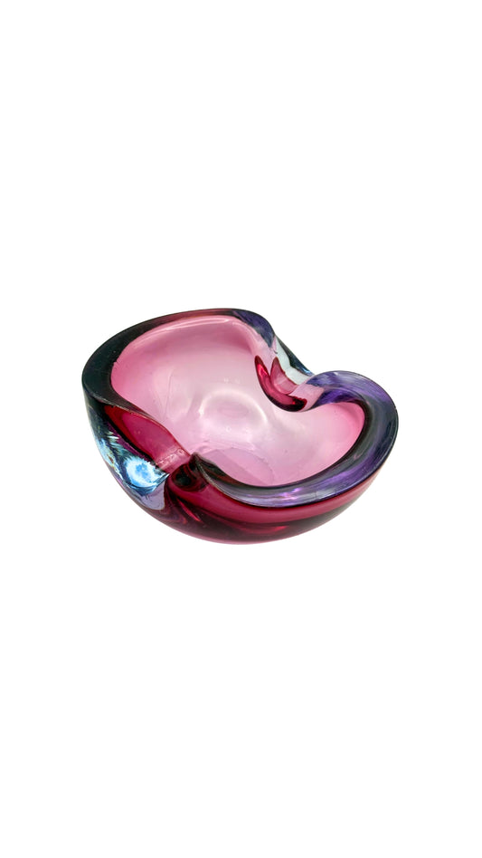 Murano Glass - Small Pink Ashtray