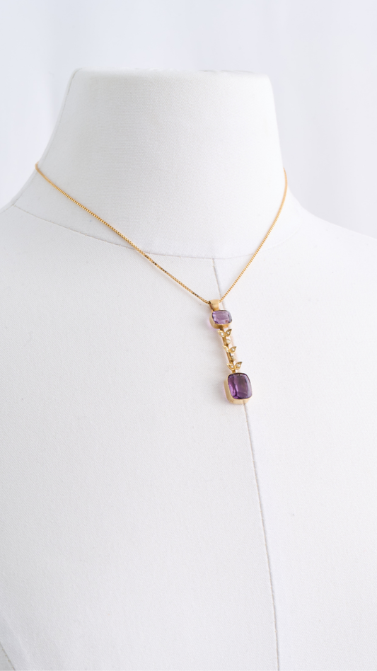 9ct Gold Drop necklace