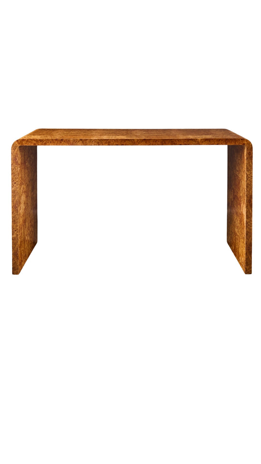 Tall Burl Entry Table -D9