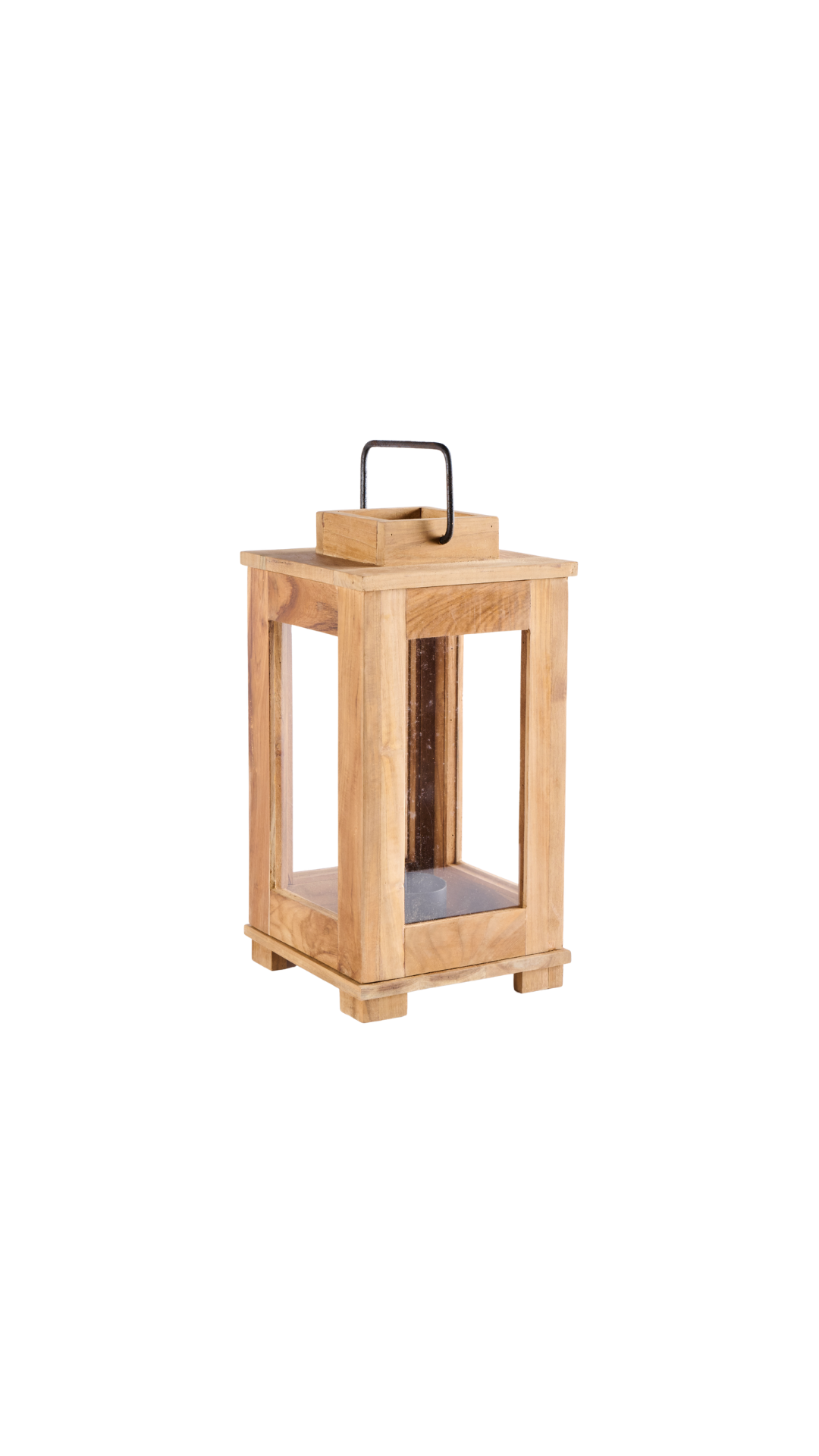 Chania Wooden Teak Lanterns