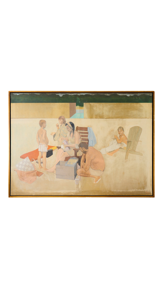 Beach Picnic Painting | Larry Day