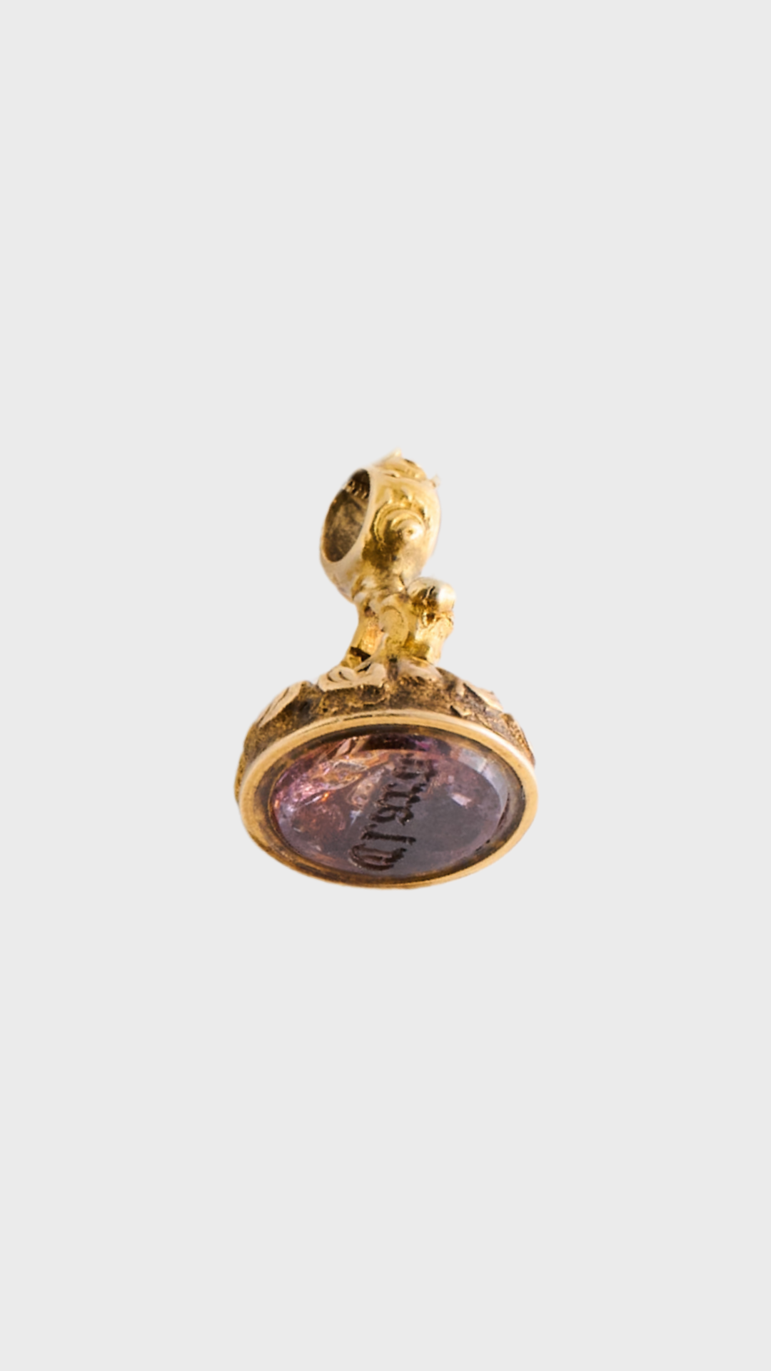227 Crystal Intaglio Fob