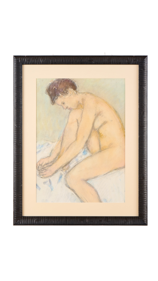 Painting Nails Nude - Framed