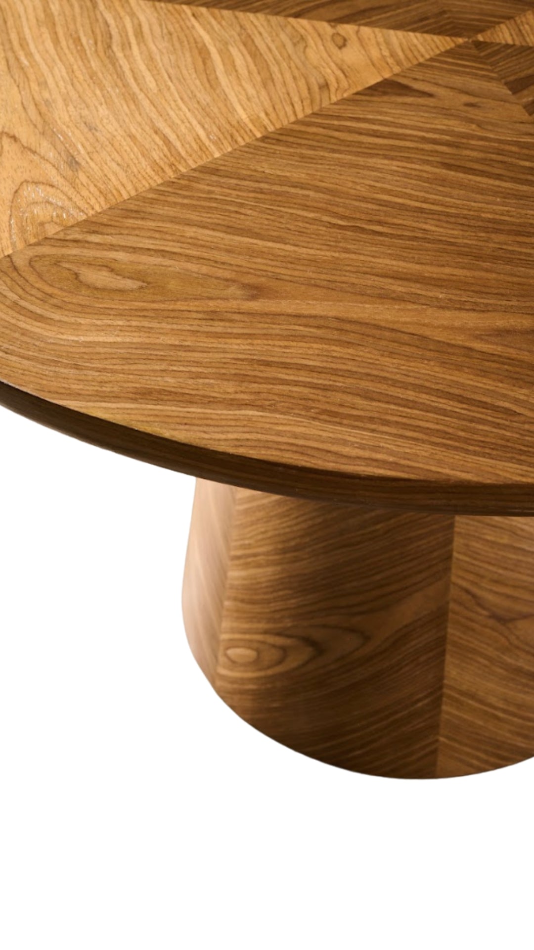 Round Walnut Dining Table - D13