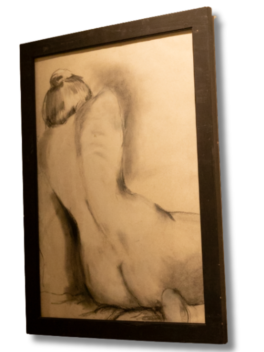 Large Charcoal Nude Sketch