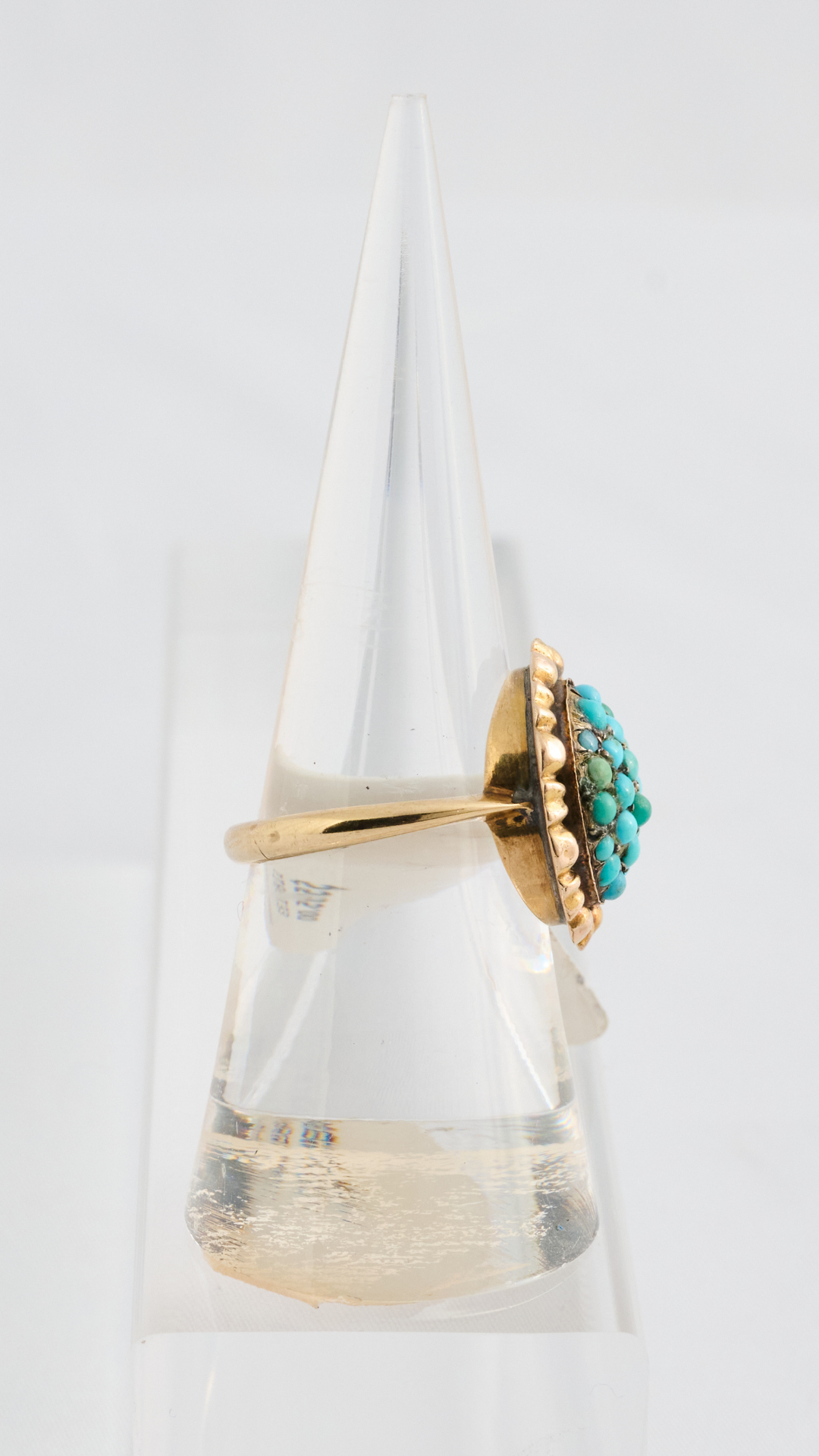 138 Turquoise Cluster Ring